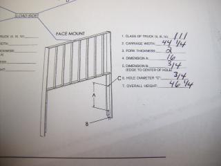 CATERPILLAR LOAD BACKREST ASSEMBLY